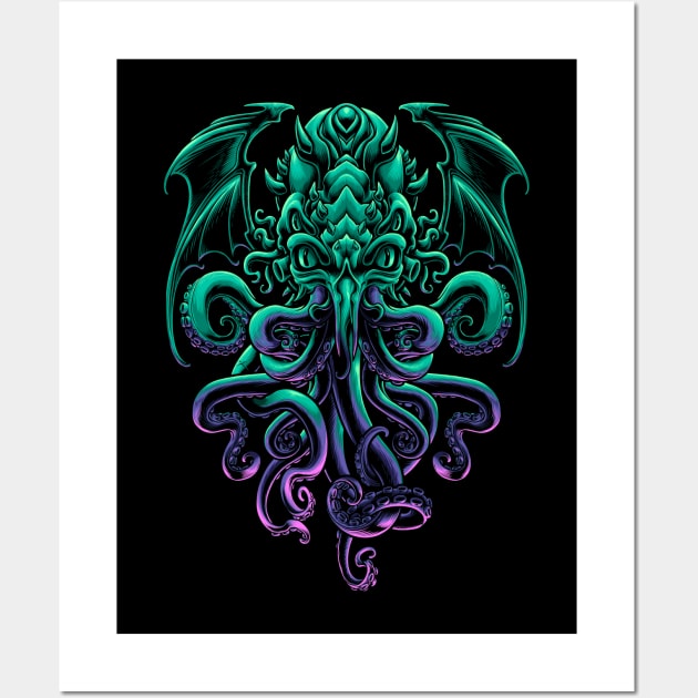 Cthulhu 2 Wall Art by angoes25